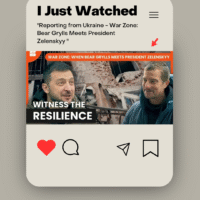 I Just Watched “Bear Grylls Meets President Zelenskyy – Reporting from Ukraine – War Zone”
